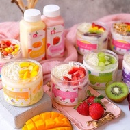 RORA - (260ml/330ml/360ml/450ml/560ml) Plastic Jar Transparent l Balang Kuih l Balang Kueh Raya Free
