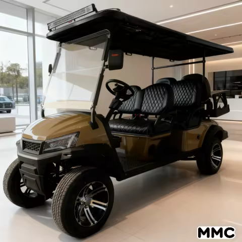 Made in China, Electric 4WD MMC Professional Custom Golf Cart, 48V 7000W, 2/4/6/8 Seats, 63 km/h, Wh