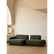 JOLOR Imported Three-Seater Sofa Nordic Modern Minimalist Miller Sectional Corner Fabric Sofa Living