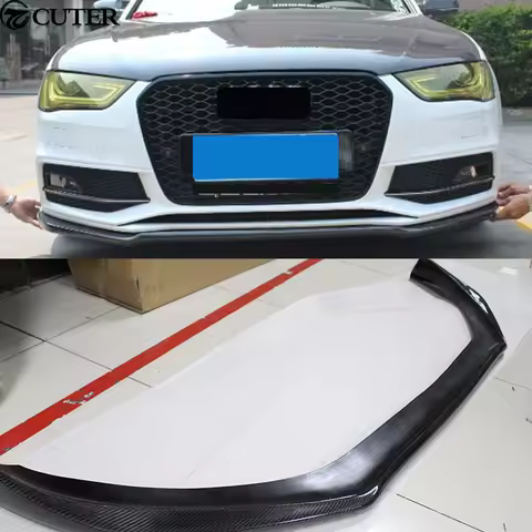 A4 B8 S-line Carbon Fiber Car Body Kits Front Bumper Front Lip for Audi A4 B8 S-line 13-16