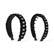 FFX FFX [Eternal Galaxy] High-End Hand-Woven Diamond Strobe Twist Headband High-End Headband