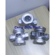 Sight Glass 3/4" Cast Iron TESTER Thread Flow Sight Glass Thread