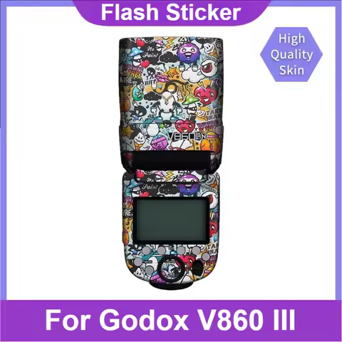 V860 III Decal Skin Vinyl Wrap Film Flash Sticker Coat For Godox V860III V860IIIC V860IIIN V860IIIS 