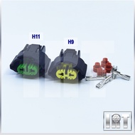 H4 H8 H9 H11 9005 Bulb Socket Connector Headlamp Foglamp Honda Toyota Lampu Besar Fog Light