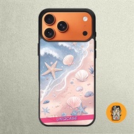 iphone Case 17 16 15 14 13 12 11 X XR Xs 8 7 6 5 Plus Pro Max SE Softcase Seashell Live Salted