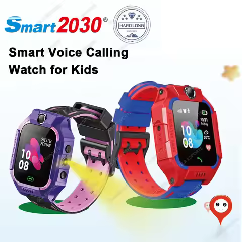 Kids 2G Smart Watch SOS GPS Location Sim Card Call HD Camera Child SmartWatch Camera IP67 Waterproof