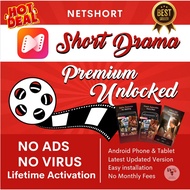 🔥 Netshort Premium 🔥 Short drama | Unlocked All Video | Android Phone & Tablet | Lifetime Activation