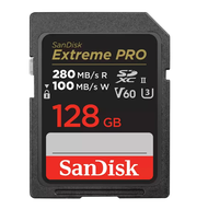 128 GB SD CARD (เอสดีการ์ด) SANDISK EXTREME PRO SDXC UHS-II CARD (SDSDXEP-128G-GN4IN)