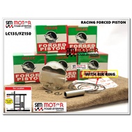 LC135 FZ150 (P2)(P3)62MM-66MM RACING FORCED PISTON WITH RIK RING SHARK