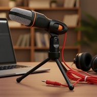 BG666 Metal USB Condenser Mic for Laptop, KTV, Windows Recording