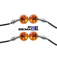 ◇即納◇訳有り 汎用 メッキ ミニウインカー 12V GSタイプ 4個セット AXIS90 AXIS90 プロフット AXIS トリート AXIS Z