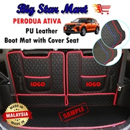 Perodua Ativa PU Leather Boot Mat with Cover Seat