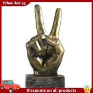 [In Stock]Hand Finger Gesture Desk Statues Fingers Sculpture Creatives Home Bedroom Cabinet Shelf De