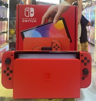 🔥二手 原裝任天堂🔥📌Nintendo Switch OLED 紅色 齊配件 (送:玻璃MON貼、店鋪14日保養）👉歡迎親臨實體商店(葵芳)取貨或順豐到付運費👈