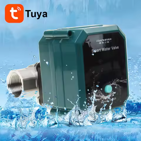 Tuya Smart Zigbee WiFi Water Valve Open 0% To 100% Control Real Time Display DN15 1/2-Inch Or DN20 3
