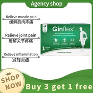 【buy 3 free 1】EXP 06 2027 Ginflex Veggie Capsule（30 Vegetarian Capsules）Relieve systemic inflammatio