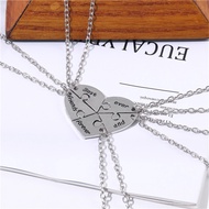 【Exclusive Online Deals】 5-piece Fashion Best Friend Forever and Ever Pendant Zinc Alloy Metal BFF N