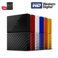 【รุ่นใหม่】ฮาร์ดดิสพกพา Western Digital HDD 1TB 2TB External Harddisk USB3.0 2.5" ฮาร์ดไดรฟ์คุณภาพสูง Basics Storage