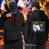 Anime Demon Slayer: Infinity Castle Pattern Hoodie Cool Fashion Man Woman Unisex Baju M-3XL Hoodie D