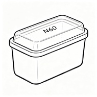 Odor Eliminator N60 N60 Deodorizing Block Pack Of 3 Pieces For Automatic Cat Toilet