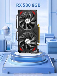 Jingyue RX580 8GB dual copper tube fan desktop high-end computer gaming and esports independent grap