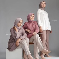 BL102| BJORKA BLOUSE by Nadheera Luxury [ NEW - ND Plain Series ] Nadheera Luxury BLOUSE