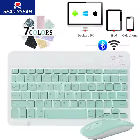 New Bluetooth Wireless Keyboard With Mouse for iPad 2025 A16 10th Gen iPad Pro Air 13 11th iPad Mini