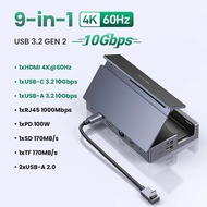 New UGREEN USB C Docking Station For Steam Deck To HDMI 4K60Hz RJ45 PD100W Dock For ROG Ally Ninten