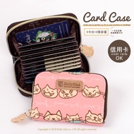 [Dolly Club] Organ Card Holder-Card Holder-Credit Holder-Business Holder-C11-Fish Fish Meow-Pink-291