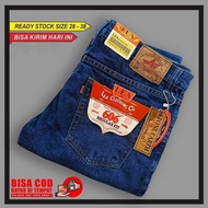 PROMO CUCI GUDANG - Celana Jeans Pria Lea Standar Reguler 0riginal Denim Best Quality Recomended / C