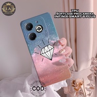 HP Latest Infinix Smart 8 PLUS 2024 Case - Leviora Case - Diaomond Fashion Case - Smart 8 PLUS 2024 