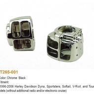 Dyna Decorative Cover Dyna Glider Handlebar Cover 883 Shell Switch Soft Tail Touring Harley H6EL