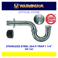 Wassernison Stainless Steel 304  P-Trap 1 1/4"