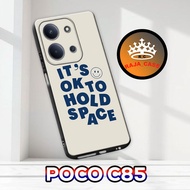 Rc37/Softase rubber poco C85 - Girl Motif - Case poco C85 - Casing poco C85 - Silicone poco C85 cool