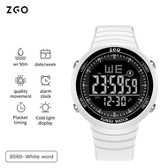 ZGO นาฬิกานักเรียน นาฬิกาอิเล็กทรอนิกส์สำหรับเด็กชายและเด็กหญิง นาฬิกากีฬาคุณภาพสูง ของขวัญกลับไปโรง