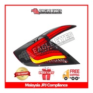 HONDA CIVIC FC 2016-2021 LED SEQUENTIAL SIGNAL WELCOME LIGHT CLEAR TAILLAMP V5 LAMPU BELAKANG TAILLIGHT