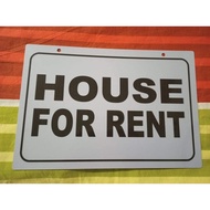 house for rent Made: PVC Plastic (like ATM and ID) 7.8x11 inches