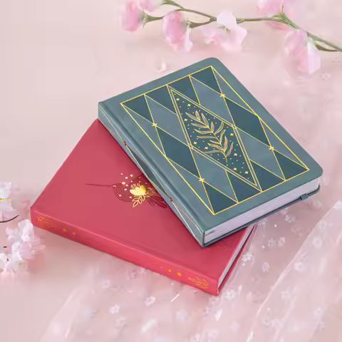 A5 Notebook 96 Sheets/192 Pages 210x145mm Dot Matrix Inner Page Format for Diary Hand-drawn Sketch D