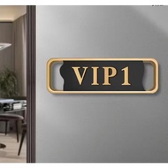 Customize VIP Room Signs Acrylic Company Enterprise Hotel VIP Hall Signage VIP Room Signage