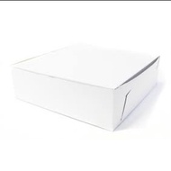 Pizza Box White Cake box 6x6x3 7x7x3 8x8x4 9x9x4 10.5x10.5x4.5 11x11x5 100pcs