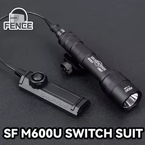 WADSN Surefir M600 M600C M600U Airsoft Powerful Flashlight Tactical Torch Scout LED Light Dual Funct