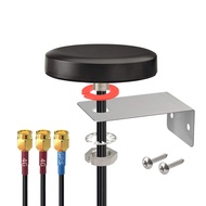 Bingfu 4G LTE MIMO Cellular GPS Fixed Bracket Wall Mount Antenna for 4G LTE GPS Cradlepoint IBR900 I