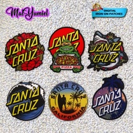 Iron On Patch - DIY Santa Cruz Surf Skateboard