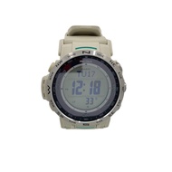 CASIO mens watches Wrist Watch Digital SLV WHT prw-35 Direct from Japan Secondhand