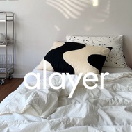 Cotton Pillow Case Graphic Pattern 48x74 cm