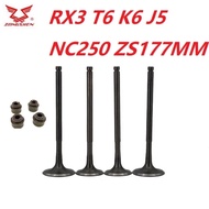 Exhaust Inlet outlet Valve oil seal For ZS177MM ZONGSHEN Engine NC250 KAYO T6 BSE J5 RX3 ZS250GY-3 4