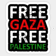 Free Gaza Free Palestine - Israel Should Stop Terror Sticker