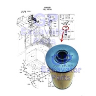 DIESEL FILTER/FUEL FILTER FOR ISUZU ENGINE 4HK1 / 6HK1 (4679981 / 8-98074288-0 / P502424 / EF2702 / 