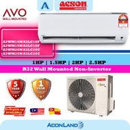 ACSON AVORY Series Non-Inverter Standard R32 Air Conditioner - 1.0HP/1.5HP/2.0HP/2.5HP