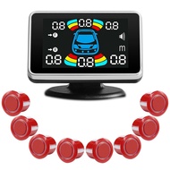 8 Parking Sensor Parktronic Automobile Reversing Radar Electronics Rear Auto Detector Backing Assist